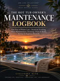 The Hot Tub Owner's Maintenance Logbook front cover by Cassandra Bush